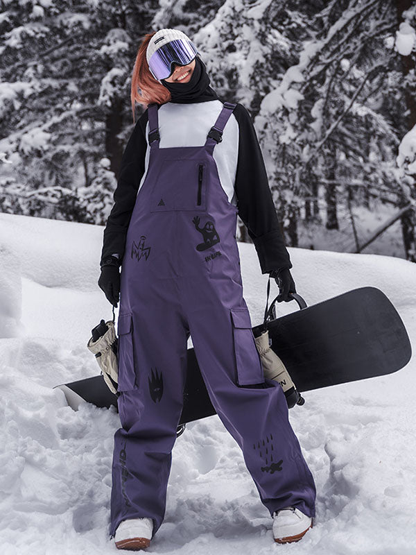 Nandn SnowSlope Combinaison de snowboard imperméable ample pour femmes
