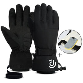 Gants de ski Powderday Chill pour hommes avec protège-poignets en Kevlar