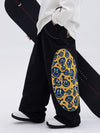 Pantalon de neige cargo réfléchissant à motif swaggy pour homme, toutes saisons