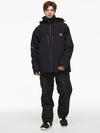 Combinaisons de ski thermiques coupe-vent pour hommes, avec salopette, pour la montagne hors-piste