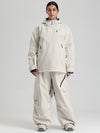 Combinaisons de ski amples Gsou Snow pour femmes, style montagne durable