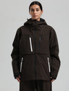 Veste de ski cargo fonctionnelle et résistante Gsou Snow pour femme, idéale pour la montagne.