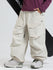Pantalon de ski ample Gsou Snow Urban Slope pour femme, avec genoux et poches cargo.