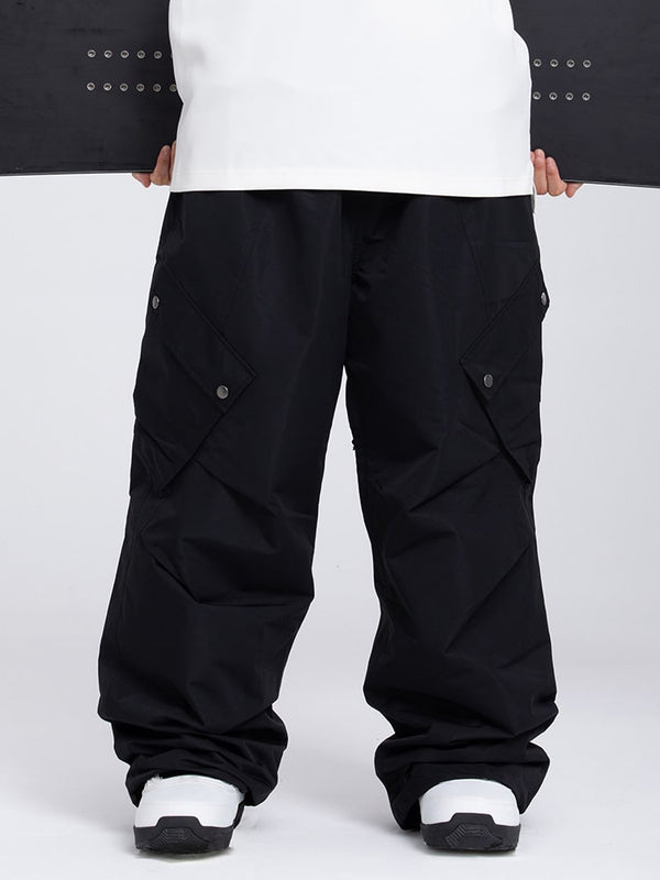 Pantalon de ski ample Mountain Chill pour homme avec 2 poches cargo stylées