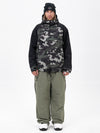 Ensemble veste bomber et pantalon ample pour homme, motif camouflage montagne freestyle