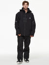 Combinaisons de ski thermiques coupe-vent pour hommes, avec salopette, pour la montagne hors-piste