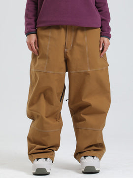 Pantalon de snowboard ample Gsou Snow Mountain Freerider Freestyle pour femme