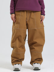 Women's Gsou Snow Mountain Freerider Freestyle Loose Snowboard Pants
