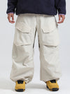 Pantalon de ski ample Gsou Snow Urban Slope KneeFlex pour homme, avec poches cargo.