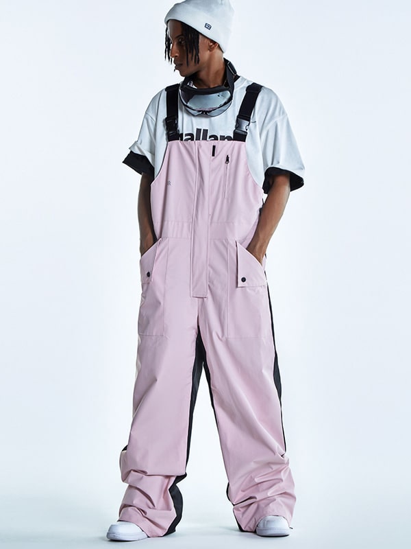 Combinaison de ski RenChill Harmony rose et noire pour homme