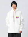 Sweat à capuche ample de snowboard Nandn Mountain Chill Out pour femme