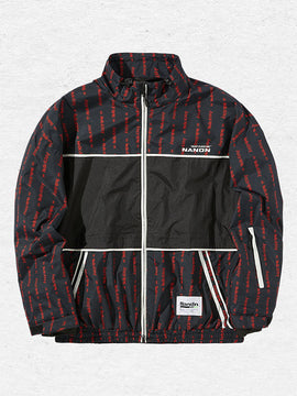Veste de snowboard imprimée Nandn pour homme