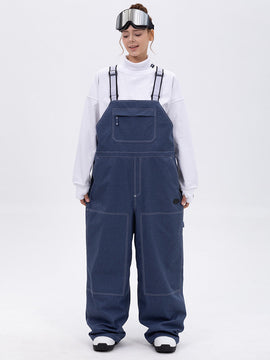 Salopette de ski ample style streetwear décontracté pour femme