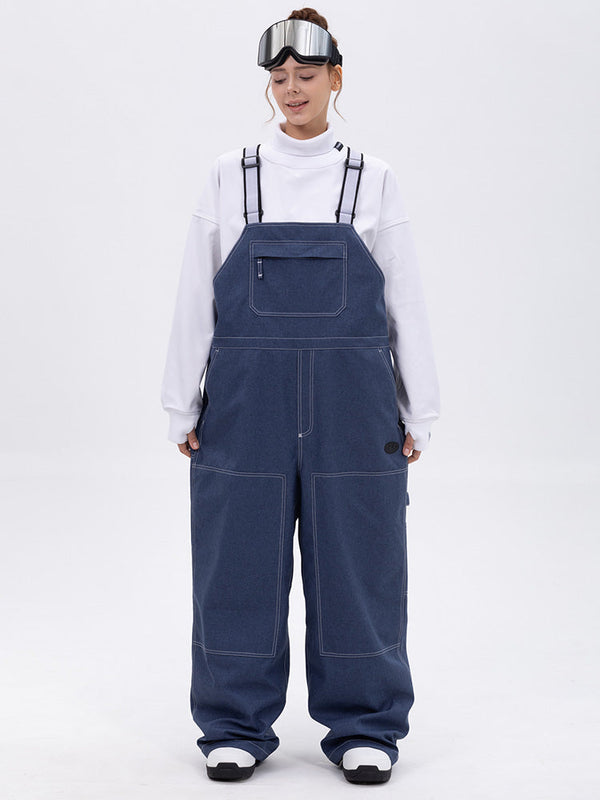 Salopette de ski ample style streetwear décontracté pour femme