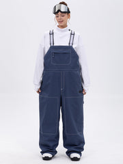 Salopette ample de ski style streetwear décontracté pour femme