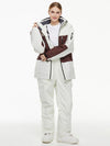 Veste de ski thermique et salopette pour homme, style explorateur de montagne en pleine nature