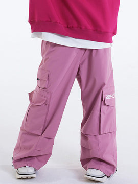 Pantalon de ski ample et oversize RenChill Mountain pour femme