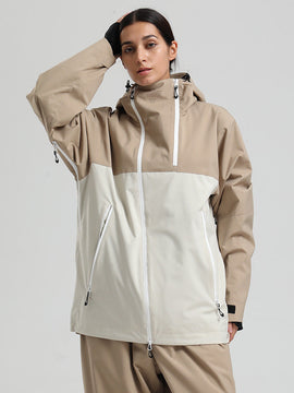 Veste cargo de montagne Gsou Snow HyperDrive toutes saisons pour femme, color block