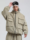 Veste de snowboard ample et oversize en polaire Gsou Snow Alpine Cruiser pour homme