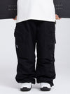 Pantalon de ski ample pour homme, style expédition en montagne, avec poches cargo latérales