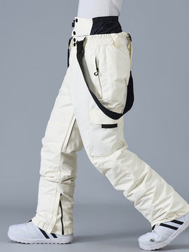 Pantalon de ski à bretelles FrostPeak Mountain-Ready pour femmes