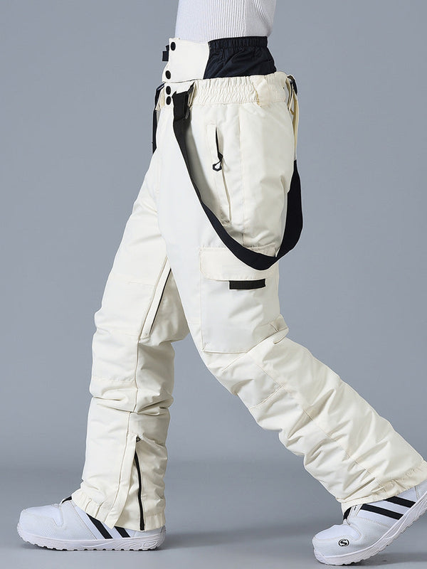 Pantalon de ski à bretelles FrostPeak Mountain-Ready pour femmes