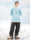 Sweat à capuche de snowboard Nandn x Hello Kitty pour femmes