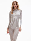Ensemble de sous-vêtements thermiques performants pour sports d'hiver Nandn pour femmes
