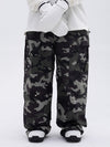 Pantalon de ski ample freestyle à genoux doubles pour femme