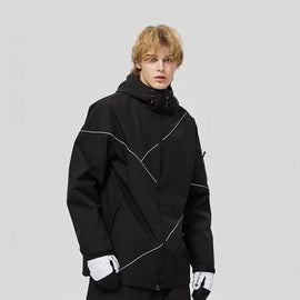 Veste de ski Winter Peak IcePro pour homme, vert cendré