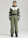 Combinaison de ski rétro classique Gsou Snow ChillTrack pour femme - Tenues de ski vintage années 80