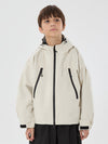 Veste de ski imperméable thermique à capuche oreilles de lapin pour garçon