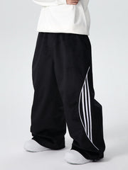 Pantalon de neige ample unisexe oversize en polaire ChillTech Searipe pour homme