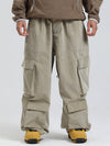Pantalon de snowboard ample et oversize en polaire Gsou Snow Alpine Cruiser pour homme