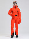 Combinaison de ski Alpine Luxe DownTop doublée polaire pour femme, style glamour hivernal
