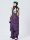 Salopette de snowboard imperméable ample Nandn SnowSlope pour femmes