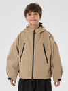 Veste de ski imperméable thermique à capuche oreilles de lapin pour garçon