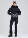 Combinaison de ski Arctic Vogue DownTop pour femme, doublée polaire, style montagnard chic