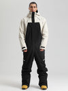 Combinaisons de ski cargo une pièce pour hommes, style explorateur hors-piste, combinaisons intégrales de ski