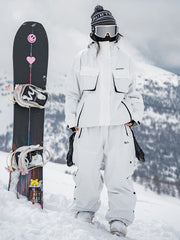 Combinaison de ski ample John Snow Urban Edge Streetwear Freestyle Adventure pour femme