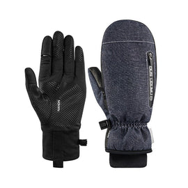 Moufles de neige Nandn Winter Mountain Shred pour hommes, toutes saisons, avec gants supplémentaires à 5 doigts