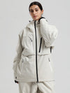 Veste de ski cargo fonctionnelle et résistante Gsou Snow pour femme, idéale pour la montagne.