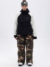 Ensemble veste bomber et pantalon ample pour femme, motif camouflage montagne freestyle