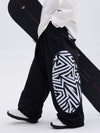 Pantalon de neige cargo réfléchissant pour homme, motif stylé, toutes saisons