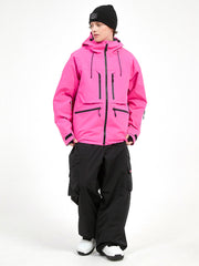 Combinaison de ski cargo utilitaire ample et durable pour homme Steeze HypeShred