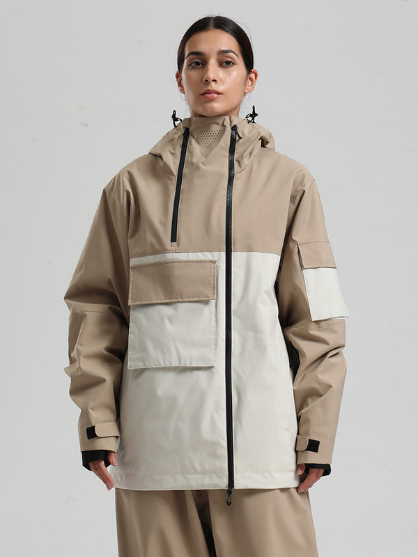 Veste de snowboard cargo hybride Gsou Snow Terrain Flow FlexZip pour femme