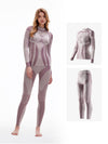 Ensemble de sous-vêtements thermiques performants pour sports d'hiver Nandn pour femmes