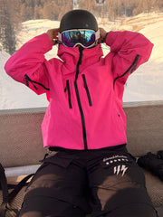 Veste de ski thermique 3L pour femme, résistante et adaptée à toutes les conditions météorologiques (Mountain Pro).