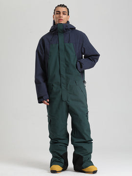 Combinaisons de ski cargo une pièce pour hommes, style explorateur hors-piste, combinaisons intégrales de ski