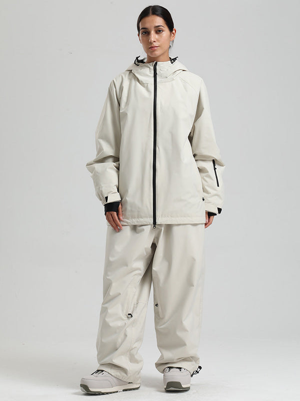 Combinaisons de snowboard Gsou Snow Mountain Chill FlexStyle pour femmes, adaptées aux terrains urbains.